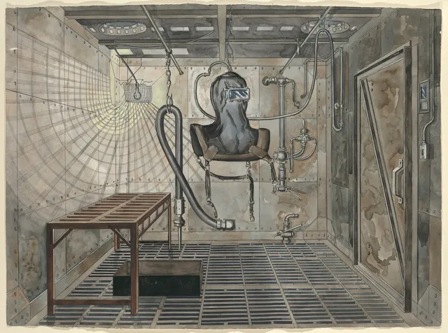 Heritage Palette wallpaper: Exterior Sand Blasting Chamber 1947